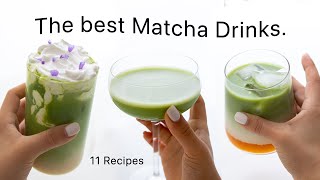 How to make Iced Matcha Latte - 8 Ways (quick & easy)