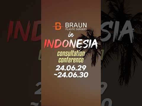 BRAUN is coming to INDONESIA?!😍😍#plasticsurgerykorea #fyp #rhinoplasty #facialcontouring