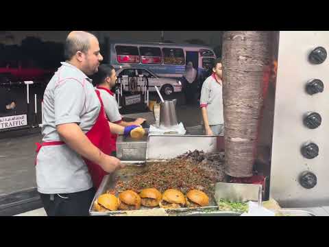 Shawarma Sandwich at Neama - Giza, Cairo, Egypt street food