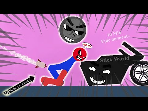 10 Min Best falls | Stickman Dismounting funny and epic moments | Like a boss compilation #719