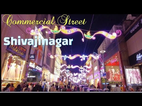 Commercial Street​ Shivaji nagar |  Bangalore market | Street shopping| @Diwali2024