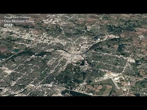 Des Moines, Iowa - Earth Timelapse