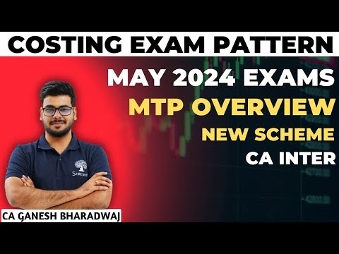 COSTING EXAM PATTERN | CA INTER | MAY 2024 | MTP OVERVIEW