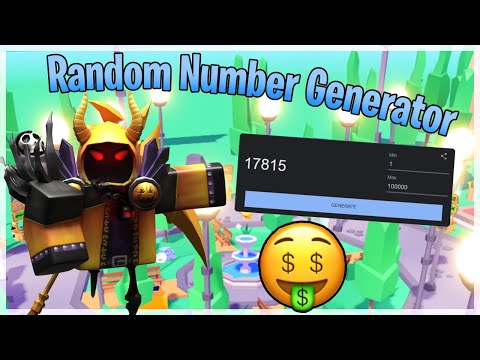 Random Number Generator chooses how much ROBUX I donate..