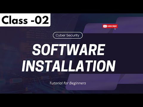 Cyber Security (VAPT) Class 02 | Software Installation | Tutorial for Beginners