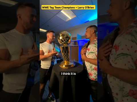 Larry meets the WWE Tag Team Champions