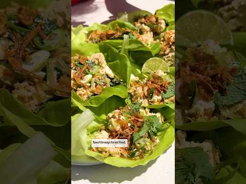 Tofu Larb recipe by Hetty McKinnon is in the description ✨