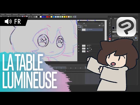 [FR] La table lumineuse avec CLIP STUDIO PAINT !