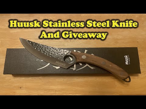 Huusk Japanese Stainless Steel Knife & GIVEAWAY | Huusk Haarko Santoku