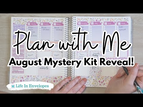 Mystery Kit Reveal / Plan with Me / Erin Condren Vertical 7 x 9 / September 2023