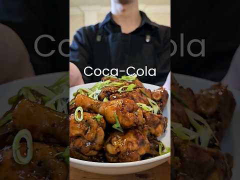 Sticky Cola Wings #shorts #cocacola #wings #chicken #easyrecipe #cooking