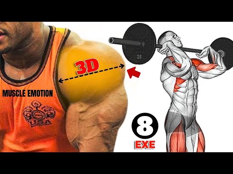 SHOULDER WORKOUT- 8 best exercises for Boulder Shoulder  💪🔥