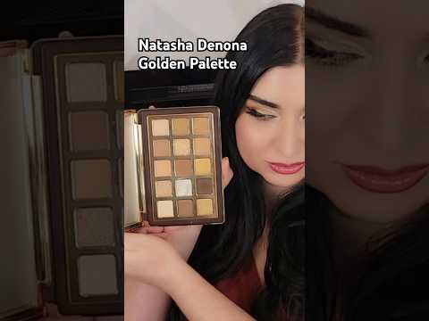 Natasha Denona Golden Palette #makeup #shorts #eyeshadow #luxury #golden #sneakpeek #beauty