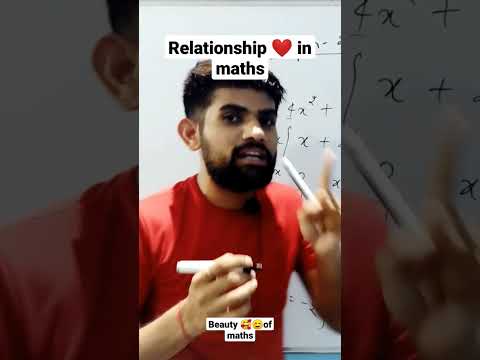 Relationship ❤️ in maths | maths shorts | #shorts #viral #trending #maths