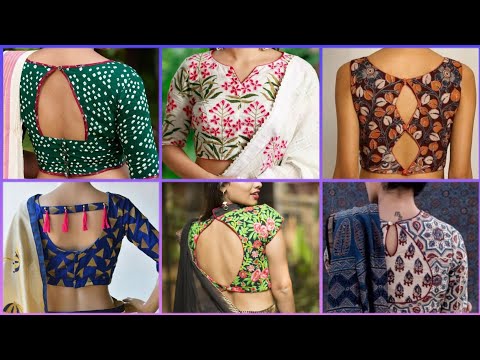 Top Trending Printed Cotton Blouse Designs for Summer ⛱️ #Designer Blouse Ideas #spunkysaru channel