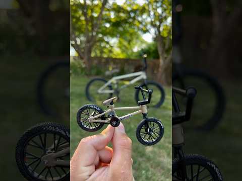 TURNING MY BMX INTO A FINGER BIKE #fingerboard #fingerboarding #lcboards #skateboard #skate#bmx#bike