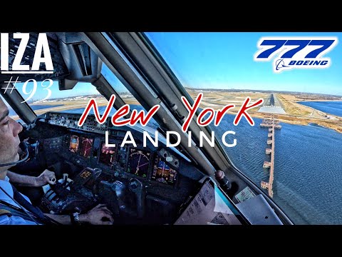 [LAST ONE] B777 JFK 🇺🇸 New York | LANDING 04R | 4K Cockpit View | ATC & Crew Communications