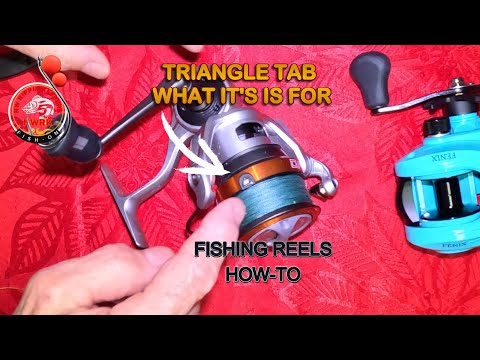 Fishing Reel triangle tab what it's for, Fishing for beginners How-to #fishing #fishingreels #fish