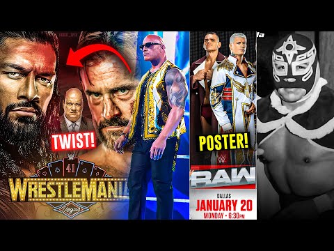 SHOCKING! Twist In Roman Vs Cody... Rock INVOLVEMENT | New Raw POSTER, Rey Misterio Sr. | WWE News