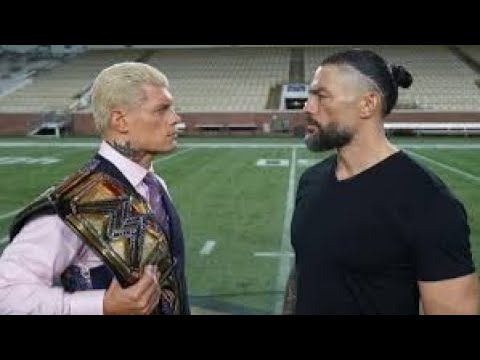 CODY RHODES AND ROMAN REIGNS MEET AT GEORGIA TECH WWE SMACKDOWN 9/20/2024