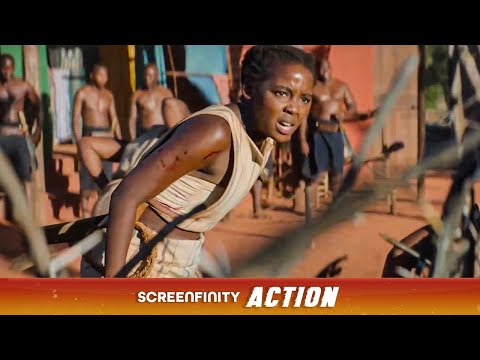 If the Rocky training montage happened in 19th century Africa | The Woman King | Screenfinity Action