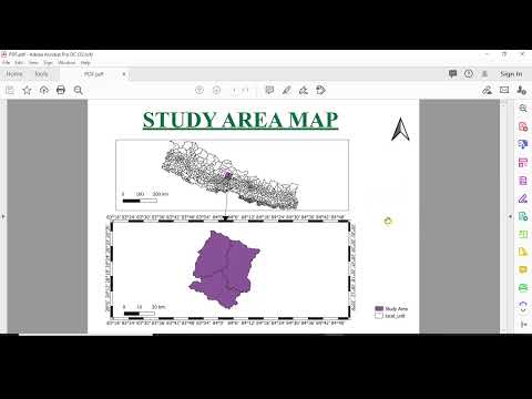 QGIS: Export Layout Study Area Map as Image, SVG & PDF