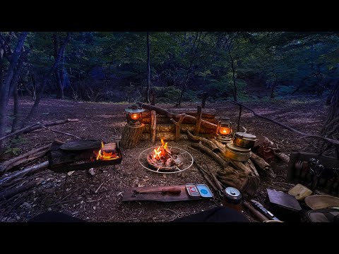 山の中でひとり、孤独すぎる夜。【完ソロキャン】