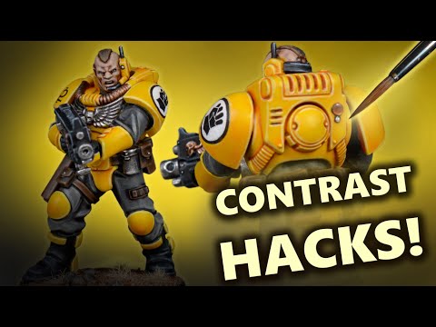 Easy Yellow with Contrast! How to Paint Imperial Fists for Warhammer 40k