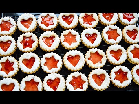 The most POPULAR CHRISTMAS recipe in the WORLD! 🎄🎉 LINZER COOKIES