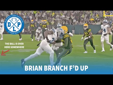 Brian Branch F'd up | Detroit Lions Podcast