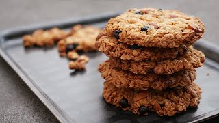 薄力粉卵無し!食べたら止まらない♪オートミールクッキー | Oatmeal cookies