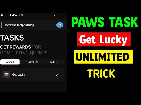 Paws New Task Get Lucky | Paws New Mystery Quest Task Today | Paws Unlimited Paws Get Lucky