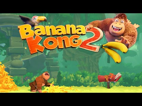 Banana Kong 2 - Funny Kong Running Game - Gameplay Walkthrough - Tutorial