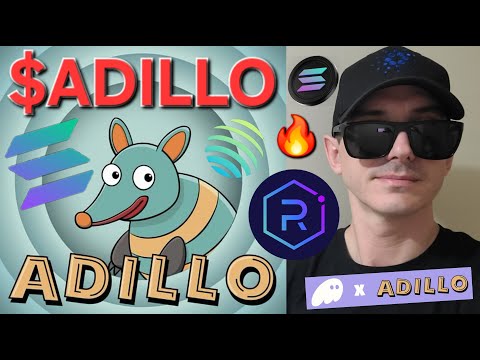 $ADILLO - ADILLO TOKEN CRYPTO COIN HOW TO BUY MOO DENG ZOO MEMECOIN ARMADILLO SOLANA SOL RAYDIUM NEW