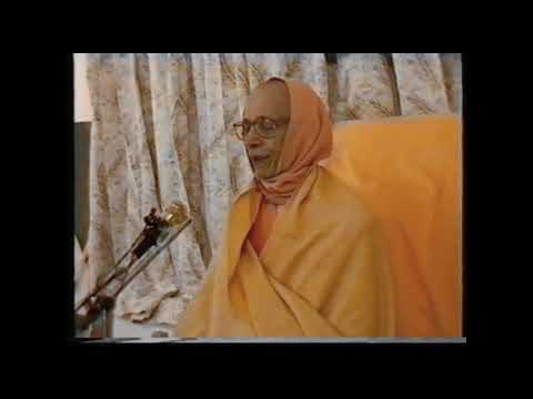 Sw Chidananda, then President of  DLS,  talks at a retreat in Uttar Kashi in April 1996 (Part 2)