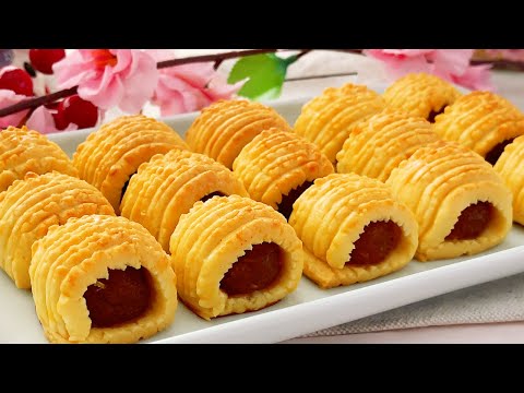 Pineapple Tart Recipe | Popular Malaysian Cookies | CNY Cookies | 黄梨饼简单松脆新年饼