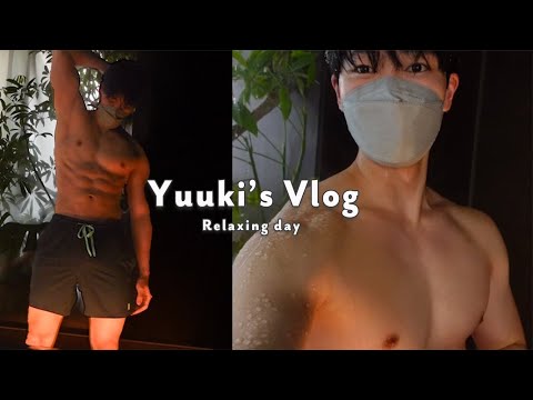 【Vlog】First sauna in a while felt too good💦.