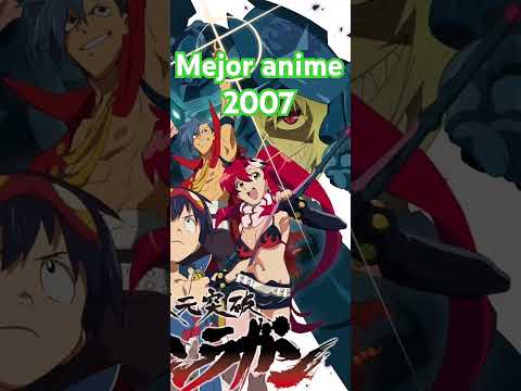 Mejor anime año 2007 Tengen Toppa Gurren-Lagann