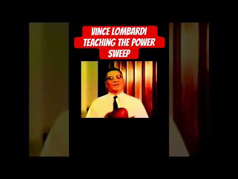 Vince lombardi teaching the power sweep