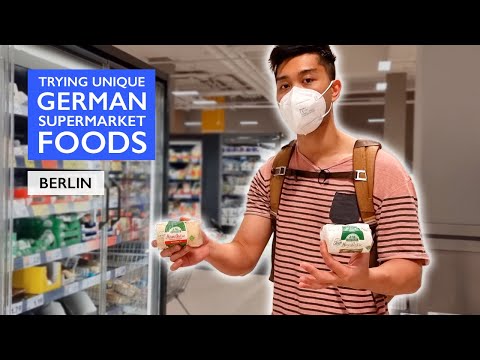 Eating UNIQUE German Grocery Foods from the German SUPERMARKET | Episode 2