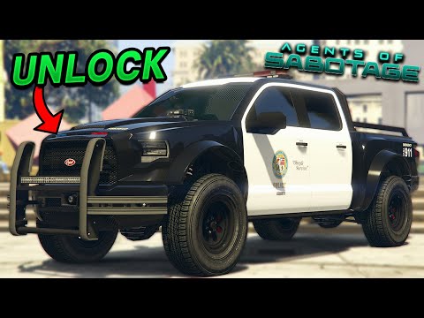 How To The Unlock The NEW Police Cars in GTA Online (Agents of Sabotage DLC)