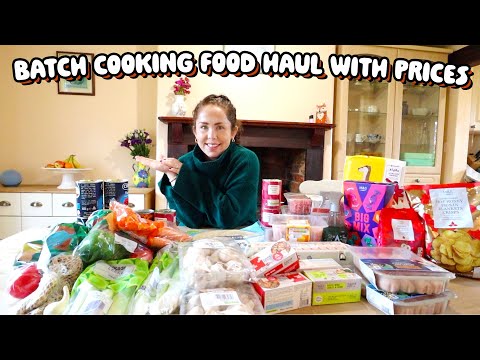 Batch Cooking FOOD HAUL With Prices And Shopping List | November 2024