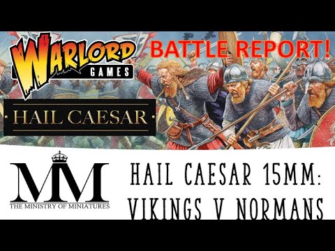 Hail Caesar 2nd Edition: Vikings v Normans, York 1070AD. #warlordgames #hailcaesar