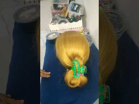 #hairstyle #bunhairstyle #youtube #youtuber #hairtutorial #hairtutorial #1000subscriber #shorts