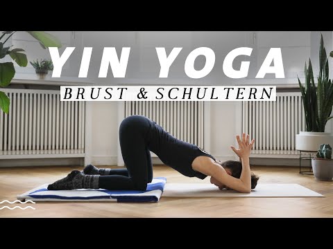 Yin Yoga für Brust, Schultern & den oberen Rücken | Dehnen und Verspannungen lösen | 35 Min.