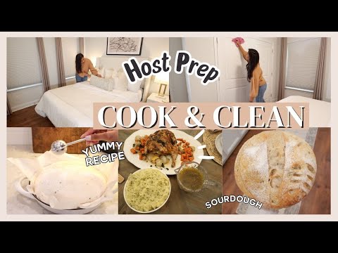 HOST PREP | COOK A YUMMY RECIPE AND CLEAN WITH ME // LoveLexyNicole