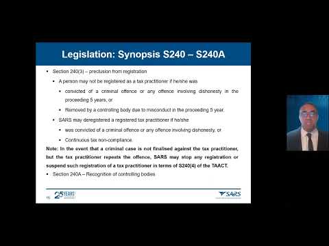 SARS Readiness Programme - Module 1.2 -  Legislation (continued)