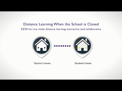 Distance Learning with EZWrite Live: When the School is Closed