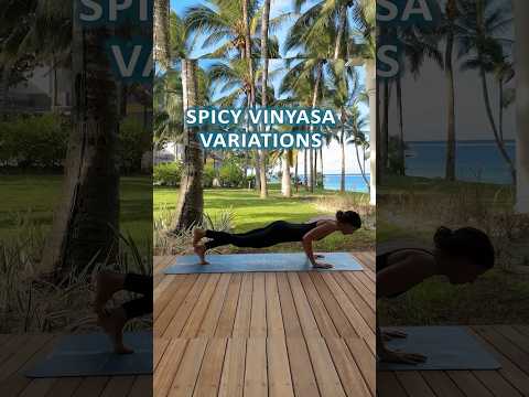 Spicy Vinyasa Variations to try #vinyasa #vinyasayogaflow #yogaworkout