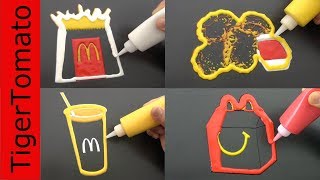 I Made McDonalds Happy Meal Menu With Pancakes